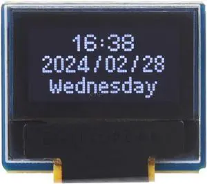 0.49inch OLED 64×32 Display Module Compatible with Raspberry Pi 5 etc., Embedded SSD1315 Driver Chip, I2C Communication, Black/White Display Color @(0.49inch OLED Module) 0.49inch OLED 64×32 Display Module Compatible with Raspberry Pi 5 etc., Embedded SSD1315 Driver Chip, I2C Communication, Black/White Display Color @(0.49inch OLED Module)