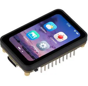 ESP32-C6 1.64inch AMOLED Touch Display Development Board, 280 × 456 Resolution, 16.7M Color, QSPI Interface, Supports Wi-Fi 6 and BLE 5, + Pre-soldered Header @(ESP32-C6-Touch-AMOLED-1.64-M) ESP32-C6 1.64inch AMOLED Touch Display Development Board, 280 × 456 Resolution, 16.7M Color, QSPI Interface, Supports Wi-Fi 6 and BLE 5, + Pre-soldered Header @(ESP32-C6-Touch-AMOLED-1.64-M)