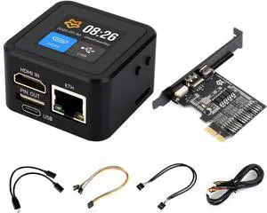 Luckfox PicoKVM, Compact IP KVM Remote Management Tool, Supporting 1920×1080@60fps HDMI Video Input and HID Signal Output for Efficient Device Control @(Luckfox PicoKVM Kit) Luckfox PicoKVM, Compact IP KVM Remote Management Tool, Supporting 1920×1080@60fps HDMI Video Input and HID Signal Output for Efficient Device Control @(Luckfox PicoKVM Kit)