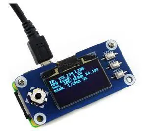 1.3inch 128x64 OLED Display HAT for Raspberry Pi 4 3 Jetson Nano SPI/I2C Interface with Embedded Controller @ 1.3inch 128x64 OLED Display HAT for Raspberry Pi 4 3 Jetson Nano SPI/I2C Interface with Embedded Controller @