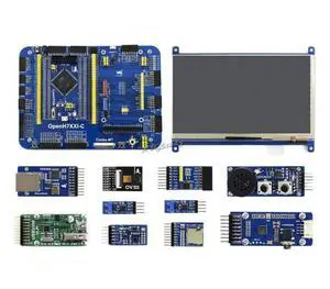 OpenH743I-C Package B, STM32H7 STM32 Development Board for STM32H743IIT6 Microcontroller with 7 inch Capacitive Touch LCD (F) and Ethernet Audio Storage Camera Module @(OpenH743I-C Package B) OpenH743I-C Package B, STM32H7 STM32 Development Board for STM32H743IIT6 Microcontroller with 7 inch Capacitive Touch LCD (F) and Ethernet Audio Storage Camera Module @(OpenH743I-C Package B)