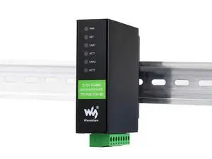 2-Ch RS485 to POE Ethernet Converter Industrial Isolated Serial Server, 2-Ch RS485 Independent Operation, Dual POE ETH Ports, Modbus Gateway MQTT Gateway JSON Support, Rail-Mount Metal Case 2-Ch RS485 to POE Ethernet Converter Industrial Isolated Serial Server, 2-Ch RS485 Independent Operation, Dual POE ETH Ports, Modbus Gateway MQTT Gateway JSON Support, Rail-Mount Metal Case