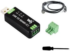 USB to RS485 Industrial Isolated Converter, Onboard FT232RNL Chip, Built-in Lightningproof Tube, Resettable Fuses, ESD and TVS Protection Circuits, etc. up to 1.2km RS485 Transmission Distance USB to RS485 Industrial Isolated Converter, Onboard FT232RNL Chip, Built-in Lightningproof Tube, Resettable Fuses, ESD and TVS Protection Circuits, etc. up to 1.2km RS485 Transmission Distance