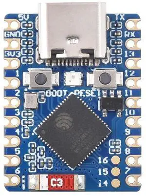 ESP32-C3 Mini Development Board, Based On ESP32-C3FN4 Single-Core Processor, 160MHz Running Frequency, 2.4GHz Wi-Fi & Bluetooth 5 ESP32-C3 Mini Development Board, Based On ESP32-C3FN4 Single-Core Processor, 160MHz Running Frequency, 2.4GHz Wi-Fi & Bluetooth 5