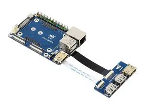 for Raspberry Pi Compute Module 4 Base Board Accessories Kit, Include CM4-IO-BASE-A (Lite Ver.), USB HDMI Adapter, FFC Cable and USB-A to USB-C Cable, More USB and HDMI Connectors via FFC for Raspberry Pi Compute Module 4 Base Board Accessories Kit, Include CM4-IO-BASE-A (Lite Ver.), USB HDMI Adapter, FFC Cable and USB-A to USB-C Cable, More USB and HDMI Connectors via FFC