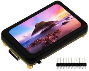 ESP32-S3 1.64inch AMOLED Touch Display Development Board, 280×456 Resolution, 16.7M Color, QSPI Interface, Wi-Fi and BLE-5 Support, Onboard 6-Axis IMU, TF Card Slot, USB, UART, I2C, etc. ESP32-S3 1.64inch AMOLED Touch Display Development Board, 280×456 Resolution, 16.7M Color, QSPI Interface, Wi-Fi and BLE-5 Support, Onboard 6-Axis IMU, TF Card Slot, USB, UART, I2C, etc.