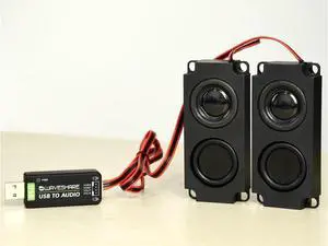 USB Audio Module USB Sound Card External Audio Converter Compatible with Raspberry Pi/Jetson Nano, Support Recording and Playback, Stereo Codec, Plug and Play, Comes with 8 5W Speaker USB Audio Module USB Sound Card External Audio Converter Compatible with Raspberry Pi/Jetson Nano, Support Recording and Playback, Stereo Codec, Plug and Play, Comes with 8 5W Speaker