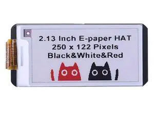 2.13 Inch E-Ink Display HAT for Raspberry Pi/Jetson Nano/Arduino/STM32 Three Color Red White Black E-Paper Screen SPI Interface 250x122 Resolution 2.13 Inch E-Ink Display HAT for Raspberry Pi/Jetson Nano/Arduino/STM32 Three Color Red White Black E-Paper Screen SPI Interface 250x122 Resolution