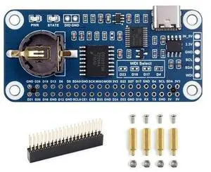 RTC WatchDog HAT for Raspberry Pi 4B/3B+/3B/2B/Zero W/Zero WH/Zero 2W /Jetson Nano, Onboard DS3231SN High Precision RTC Chip, Real Time Clock, Watchdog, Auto Reset Monitoring, All in One Module RTC WatchDog HAT for Raspberry Pi 4B/3B+/3B/2B/Zero W/Zero WH/Zero 2W /Jetson Nano, Onboard DS3231SN High Precision RTC Chip, Real Time Clock, Watchdog, Auto Reset Monitoring, All in One Module