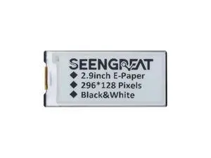 2.9 Inch E-Paper Display Monitor 296x128 Two Color E Ink Display for Raspberry Pi/Jetson Nano for Arduino Nucleo SPI Interface Epaper Screen Partial Refresh Support 2.9 Inch E-Paper Display Monitor 296x128 Two Color E Ink Display for Raspberry Pi/Jetson Nano for Arduino Nucleo SPI Interface Epaper Screen Partial Refresh Support