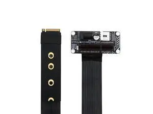 xiwai NGFF M.2 NVMe M-Key to PCI-E X1 X4 X8 X16 Socket Up Angled Extender | Extension Adapter Cable PCI-Express Graphics Card for M2 2260 2280 xiwai NGFF M.2 NVMe M-Key to PCI-E X1 X4 X8 X16 Socket Up Angled Extender | Extension Adapter Cable PCI-Express Graphics Card for M2 2260 2280