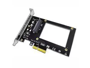 U.2 to PCIe Adapter Card PCIe 3.0 x4 Expansion Card with SFF-8639 U.2 NVMe SSD Support, Compatible with Windows/Linux/Mac OS, Stable No Power Supply Needed (SFF8639) U.2 to PCIe Adapter Card PCIe 3.0 x4 Expansion Card with SFF-8639 U.2 NVMe SSD Support, Compatible with Windows/Linux/Mac OS, Stable No Power Supply Needed (SFF8639)