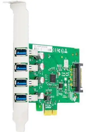 LRSU9A71-4A PCIe x1 4-Port USB3.0 Card LRSU9A71-4A PCIe x1 4-Port USB3.0 Card