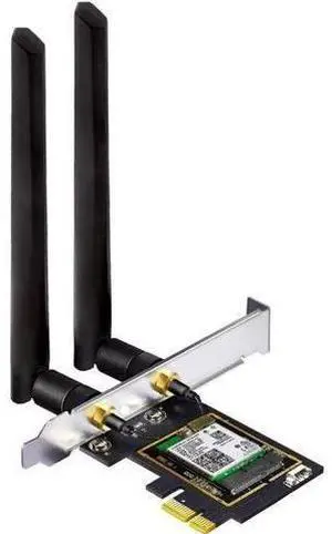 WiFi 6E AX5400 PCIe WiFi Card for Desktop PC (Intel AX210) Bluetooth 5.3 WPA3 802.11AXE Tri Band Wireless Adapter with MU-MIMO OFDMA Ultra-Low Latency Supports Windows 11 10 (64bit) WiFi 6E AX5400 PCIe WiFi Card for Desktop PC (Intel AX210) Bluetooth 5.3 WPA3 802.11AXE Tri Band Wireless Adapter with MU-MIMO OFDMA Ultra-Low Latency Supports Windows 11 10 (64bit)