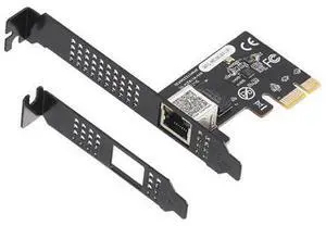 PCIe X1 to RJ45 Gigabit Ethernet Network Card, RTL8111H Chip 10/100/1000Mbps LAN Adapter PCI Express Server NIC Compatible with Windows, Linux, and Desktop PCs PCIe X1 to RJ45 Gigabit Ethernet Network Card, RTL8111H Chip 10/100/1000Mbps LAN Adapter PCI Express Server NIC Compatible with Windows, Linux, and Desktop PCs