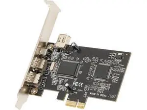 PCIE Card, PCI Ex1 to External IEEE 1394 Adapter Controller 4 Ports (2 x 6 Pin and 1 x 4 Pin) with Low Bracket for for Server 2003,Vista 7 PCIE Card, PCI Ex1 to External IEEE 1394 Adapter Controller 4 Ports (2 x 6 Pin and 1 x 4 Pin) with Low Bracket for for Server 2003,Vista 7