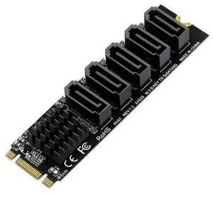 PH57 M.2 NGFF Bkey to 5Ports SATA III Expansion Card 6Gbps with LED Indicator Support Computer with SATA PM Function PH57 M.2 NGFF Bkey to 5Ports SATA III Expansion Card 6Gbps with LED Indicator Support Computer with SATA PM Function