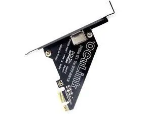 Oculink SFF-8611/8612 to PCI Express 4.0 X1 Expansion Card Adapter with 8cm/12cm Slot Bracket Black Oculink SFF-8611/8612 to PCI Express 4.0 X1 Expansion Card Adapter with 8cm/12cm Slot Bracket Black