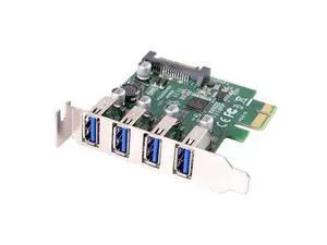 Low Profile 4 Ports PCI-E to USB 3.0 HUB PCI Express Expansion Card Adapter 5Gbps for Motherboard Low Profile 4 Ports PCI-E to USB 3.0 HUB PCI Express Expansion Card Adapter 5Gbps for Motherboard