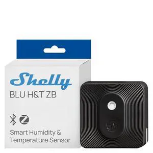 Shelly BLU H&T ZB Black, Bluetooth & Zigbee Operated Temperature & Humidity Levels Sensor, Compatible with Home Assistant, Alexa, Google Home, Water & Dust Resilient, IP54, Real Time Monitoring Shelly BLU H&T ZB Black, Bluetooth & Zigbee Operated Temperature & Humidity Levels Sensor, Compatible with Home Assistant, Alexa, Google Home, Water & Dust Resilient, IP54, Real Time Monitoring