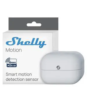 Shelly Wave Motion US LR, Z-Wave Long Range Motion & Lux Sensor, Compatible with Alexa, Google Home, SmartThings, Home Assistant, Motion Detection, Remote Monitoring Shelly Wave Motion US LR, Z-Wave Long Range Motion & Lux Sensor, Compatible with Alexa, Google Home, SmartThings, Home Assistant, Motion Detection, Remote Monitoring