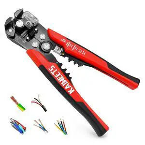Self Adjusting Wire Stripper - 3 in 1 Heavy Duty Automatic Wire Stripping Tool | 10-24 AWG Wire Cutter for Electrical Cable Cutting, Crimping Tool Self Adjusting Wire Stripper - 3 in 1 Heavy Duty Automatic Wire Stripping Tool | 10-24 AWG Wire Cutter for Electrical Cable Cutting, Crimping Tool