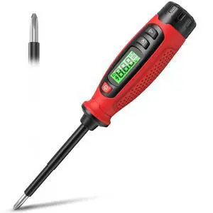 2-in-1 Voltage Tester Screwdriver, 3500V AC Contact Voltage Measurement & Non-Contact Detector Pen, Phillips Head, LCD Display, Live Wire Finder, Continuity Test for Outlet & Circuit, KTS01 2-in-1 Voltage Tester Screwdriver, 3500V AC Contact Voltage Measurement & Non-Contact Detector Pen, Phillips Head, LCD Display, Live Wire Finder, Continuity Test for Outlet & Circuit, KTS01
