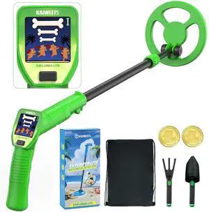 Kids Metal Detector, 2026 New Animated Color Screen, Adjustable Stem, Lightweight, Treasure Hunt Gift, Complete Starter Kit with Backpack, Bonus Coins, Shovel, Rake (Explorer LITE) Kids Metal Detector, 2026 New Animated Color Screen, Adjustable Stem, Lightweight, Treasure Hunt Gift, Complete Starter Kit with Backpack, Bonus Coins, Shovel, Rake (Explorer LITE)