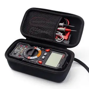 HT118A/HT118E Multimeter Case, Protective Hard Storage Bag, Replacement with Mesh Pocket for Digital Multi Meter TRMS 6000/20000 Counts Volt Meter Auto Ranging (Case Only, No Multimeter) HT118A/HT118E Multimeter Case, Protective Hard Storage Bag, Replacement with Mesh Pocket for Digital Multi Meter TRMS 6000/20000 Counts Volt Meter Auto Ranging (Case Only, No Multimeter)