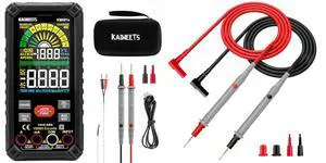 KM601s Digital Multimeter 10000 Counts TRMS Auto Ranging Rechargeable Smart Multimeter and KET20 Silicone Multimeter Test Leads with Gold-Plated Probes KM601s Digital Multimeter 10000 Counts TRMS Auto Ranging Rechargeable Smart Multimeter and KET20 Silicone Multimeter Test Leads with Gold-Plated Probes