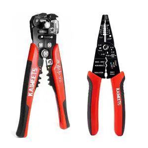 Wire Stripper Brothers Self Adjusting Wire stripping tool paired with 5 in 1 multi-function wire strippers Wire Stripper Brothers Self Adjusting Wire stripping tool paired with 5 in 1 multi-function wire strippers