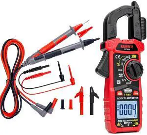 Digital Clamp Meter 4000 Counts with Soft Silicone Electrician Test Leads Digital Clamp Meter 4000 Counts with Soft Silicone Electrician Test Leads