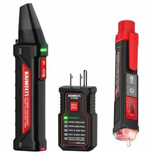 Circuit Breaker Finder Tool Kit KT302P and Voltage Tester/Non-Contact Voltage Tester with Signal Percentage HT100s Circuit Breaker Finder Tool Kit KT302P and Voltage Tester/Non-Contact Voltage Tester with Signal Percentage HT100s