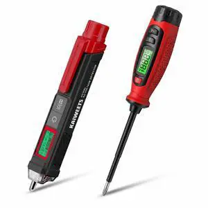 Non-Contact Voltage Tester with Signal Percentage HT100s and 2-in-1 Voltage Tester Screwdriver KTS01 Non-Contact Voltage Tester with Signal Percentage HT100s and 2-in-1 Voltage Tester Screwdriver KTS01
