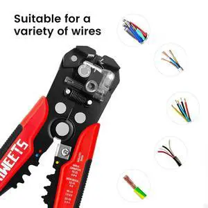 Self Adjusting Wire Stripper - 3 in 1 Heavy Duty Automatic Wire Stripping Tool and Wire Cutters Self Adjusting Wire Stripper - 3 in 1 Heavy Duty Automatic Wire Stripping Tool and Wire Cutters
