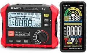 KE1000 Megohmmeter Insulation Resistance Tester Up to 100G and KM602 Smart Multimeter Rechargeable Electrical Tester with Auto Ranging Digital Voltmeter KE1000 Megohmmeter Insulation Resistance Tester Up to 100G and KM602 Smart Multimeter Rechargeable Electrical Tester with Auto Ranging Digital Voltmeter