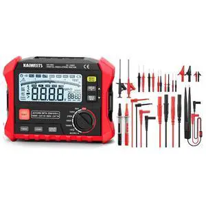 KE1000 Megohmmeter Insulation Resistance Tester Up to 100G and KET05 23PCS Multimeter Test Leads Kit with Replaceable Precision Probes Set KE1000 Megohmmeter Insulation Resistance Tester Up to 100G and KET05 23PCS Multimeter Test Leads Kit with Replaceable Precision Probes Set