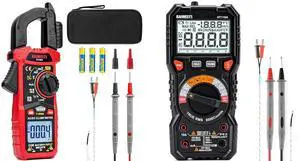 Digital Clamp Meter 4000 Counts KC604 and Digital Multimeter 6000 Counts HT118A with Case Digital Clamp Meter 4000 Counts KC604 and Digital Multimeter 6000 Counts HT118A with Case