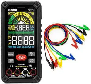 5PCS Alligator Clips Electrical Test Leads Set, KM601s Smart Multimeter 5PCS Alligator Clips Electrical Test Leads Set, KM601s Smart Multimeter