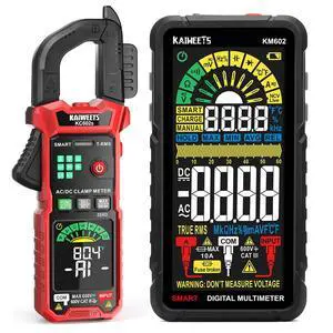 KC602s Smart Digital Clamp Meter Multimeter and KM602 Smart Multimeter Rechargeable Electrical Tester KC602s Smart Digital Clamp Meter Multimeter and KM602 Smart Multimeter Rechargeable Electrical Tester