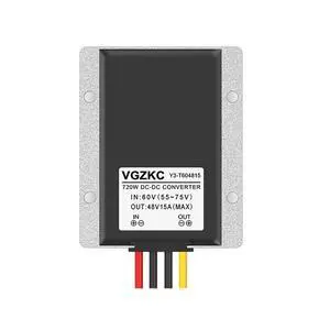 60V to 48V DC Power Converter 60V to 48V Step-Down Power Supply Module 60V Drop 48V Power Regulator(60V to 48V 15A) 60V to 48V DC Power Converter 60V to 48V Step-Down Power Supply Module 60V Drop 48V Power Regulator(60V to 48V 15A)