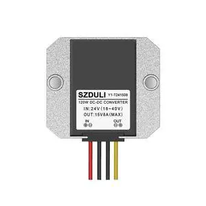 24V to 15V 1A 3A 5A 8A 10A 15A 20A 30A 35A DC DC Converter Step-Down 18-40V to 15V Regulated Voltage(24V to 15V 8A) 24V to 15V 1A 3A 5A 8A 10A 15A 20A 30A 35A DC DC Converter Step-Down 18-40V to 15V Regulated Voltage(24V to 15V 8A)