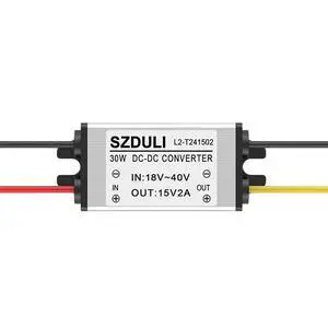 24V to 15V 1A 3A 5A 8A 10A 15A 20A 30A 35A DC DC Converter Step-Down 18-40V to 15V Regulated Voltage(24V to 15V 2A) 24V to 15V 1A 3A 5A 8A 10A 15A 20A 30A 35A DC DC Converter Step-Down 18-40V to 15V Regulated Voltage(24V to 15V 2A)