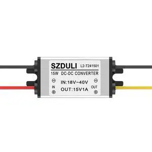 24V to 15V 1A 3A 5A 8A 10A 15A 20A 30A 35A DC DC Converter Step-Down 18-40V to 15V Regulated Voltage(24V to 15V 1A) 24V to 15V 1A 3A 5A 8A 10A 15A 20A 30A 35A DC DC Converter Step-Down 18-40V to 15V Regulated Voltage(24V to 15V 1A)