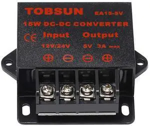 DC Voltage Regulator DC 12V 24V to DC 5V 3A 5A 10A 15A Converter Step Down Reducer Power Converter Mini Module(3A) DC Voltage Regulator DC 12V 24V to DC 5V 3A 5A 10A 15A Converter Step Down Reducer Power Converter Mini Module(3A)