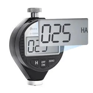Durometer Tester Shore A Hardness Tester, Rubber Tire Durometer Gauge 0~100HA Digital Hardness Meter with Large LCD Display Durometer Tester Shore A Hardness Tester, Rubber Tire Durometer Gauge 0~100HA Digital Hardness Meter with Large LCD Display