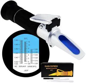 Clinical Refractometer with ATC, Tri Scale Serum Protein/Urine Specific Gravity/Refractive Index Clinical Refractometer with ATC, Tri Scale Serum Protein/Urine Specific Gravity/Refractive Index