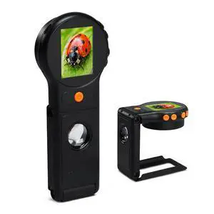 500X Handheld Digital Microscope with 2" IPS Screen, Digital Magnifying Glass 1080P Auto Focus, PC Connect, Memory, Photo/Video Capture, 500x Magnification Portable Microscope for Kids, Coins 500X Handheld Digital Microscope with 2" IPS Screen, Digital Magnifying Glass 1080P Auto Focus, PC Connect, Memory, Photo/Video Capture, 500x Magnification Portable Microscope for Kids, Coins