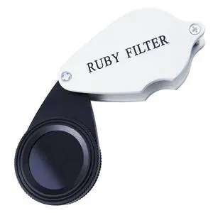 Foldable Ruby Filter Identification Tool for Emerald and Gemstones Foldable Ruby Filter Identification Tool for Emerald and Gemstones