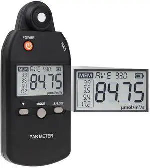 Quantum PAR Meter for LED Grow Light Full Spectrum PPFD Meter High Precision Quantum Sensor, Light Meter for Plants, Greenhouse and Farming Lux Meter Tester 400-700nm Quantum PAR Meter for LED Grow Light Full Spectrum PPFD Meter High Precision Quantum Sensor, Light Meter for Plants, Greenhouse and Farming Lux Meter Tester 400-700nm